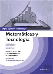 Temario Pruebas De Acceso A Ciclos Formativos De Grado Medio. Ámbito Científico-Tecnológico. Matemát