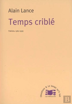 Bertrand.pt - Temps Criblé Poèmes 1962-1999