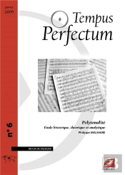 Tempus Perfectum N  6 : Polytonalite, Etude Historique, Theorique Et Analytique