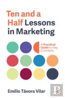 Ten And A Half Lessons In Marketing
