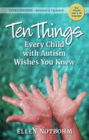 Ten Things Every Child With Autism Wishes You Knew