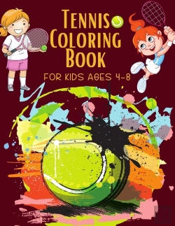 Bertrand.pt - Tennis Coloring Book For Kids Ages 4-8