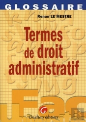 Termes De Droit Administratif