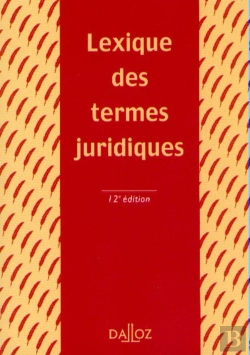 Bertrand.pt - Termes Juridiques 12e Ed Lexique