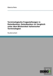 Terminologische Fragestellungen In Datenbanken