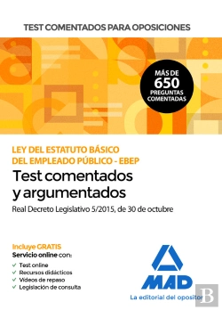 Bertrand.pt - Test Comentados Para Oposiciones De La Ley Del Estatuto Básico Del Empleado Público -Ebep- (Real Dec
