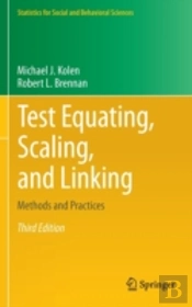 Test Equating, Scaling, And Linking