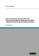 Test Of Economic Literacy (Tel) Und Wirtschaftskundlicher Bildungs-Test (Wbt) - Messinstrumente Okonomischen Wissens