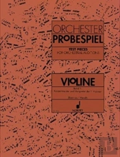 Test Pieces For Orchestral Auditions Violin