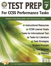 Test Prep For Ccss Performance Tasks, Grade 7