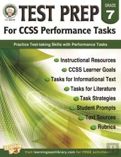Bertrand.pt - Test Prep For Ccss Performance Tasks, Grade 7