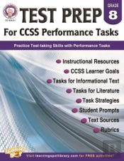 Test Prep For Ccss Performance Tasks, Grade 8