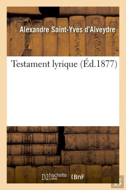 Bertrand.pt - Testament Lyrique Edition 1877