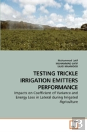 Testing Trickle Irrigation Emitters Perf