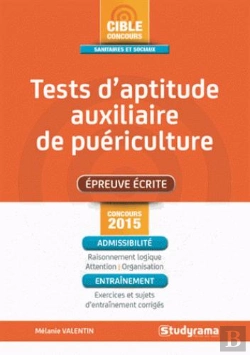 Bertrand.pt - Tests D'Aptitude Concours Auxiliaire De Puériculture ; Concours 2015