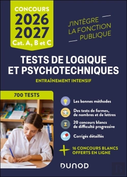 Bertrand.pt - Tests De Logique Et Psychotechniques : Entraînement Intensif ; Catégories A, B Et C (Édition 2026/2027)