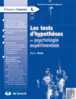 Bertrand.pt - Tests D'Hypothèses En Psycho Expérimentation