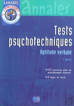 Bertrand.pt - Tests Psychotechniques ; Aptitude Verbale