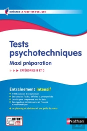 Tests Psychotechniques ; Maxi Préparation ; Catégories B Et C (Édition 2025)
