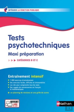 Bertrand.pt - Tests Psychotechniques ; Maxi Préparation ; Catégories B Et C (Édition 2025)