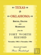 Texas And Oklahoma Births, Deaths And Ma