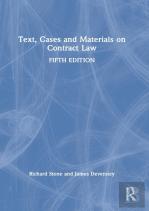 Text, Cases And Materials On Contract Law