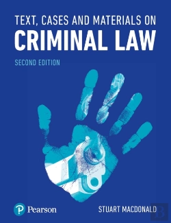 Bertrand.pt - Text, Cases And Materials On Criminal Law