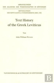 Text History Of The Greek Leviticus