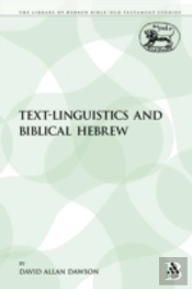 Text-Linguistics And Biblical Hebrew
