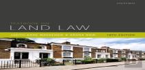 Textbook On Land Law