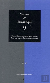 Textes, Documents Numériques, Corpus. Pour Une Science Des Textes Instrumentée