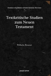 Textkritische Studien Zum Neuen Testament