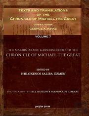 Texts And Translations Of The Chronicle Of Michael The Great (Vol 7)