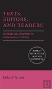 Texts, Editors, And Readers