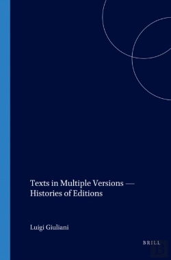 Bertrand.pt - Texts In Multiple Versions - Histories Of Editions