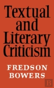 Textual And Literary Criticism