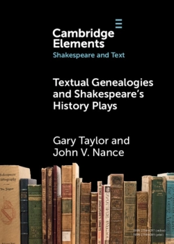 Bertrand.pt - Textual Genealogies And Shakespeare'S History Plays