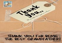 Thank You For Being The Best Grandfather!