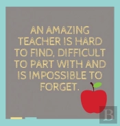 Thank You Teacher Book To Sign, Teacher Appreciation Book (Hardcover)