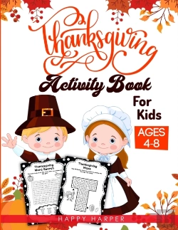 Bertrand.pt - Thanksgiving Activity Book For Kids Ages 4-8