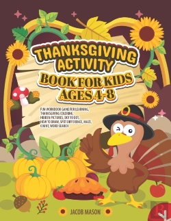Bertrand.pt - Thanksgiving Activity Book For Kids Ages 4-8
