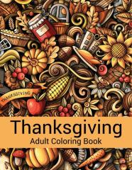 Thanksgiving Adult Coloring Book