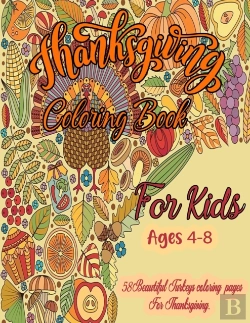 Bertrand.pt - Thanksgiving Coloring Book For Kids Ages 4-8