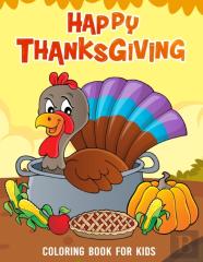 Thanksgiving Coloring Book For Kids