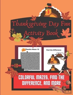 Bertrand.pt - Thanksgiving Day Fun Activity Book: Colo