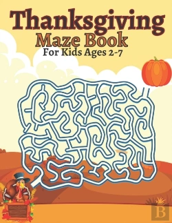 Bertrand.pt - Thanksgiving Maze Book For Kids Ages 2-7