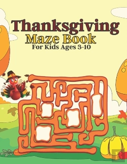 Bertrand.pt - Thanksgiving Maze Book For Kids Ages 3-10