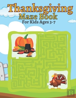 Bertrand.pt - Thanksgiving Maze Book For Kids Ages 3-7