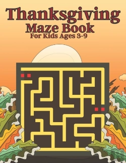 Bertrand.pt - Thanksgiving Maze Book For Kids Ages 3-9