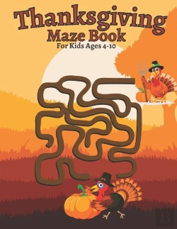 Bertrand.pt - Thanksgiving Maze Book For Kids Ages 4-10